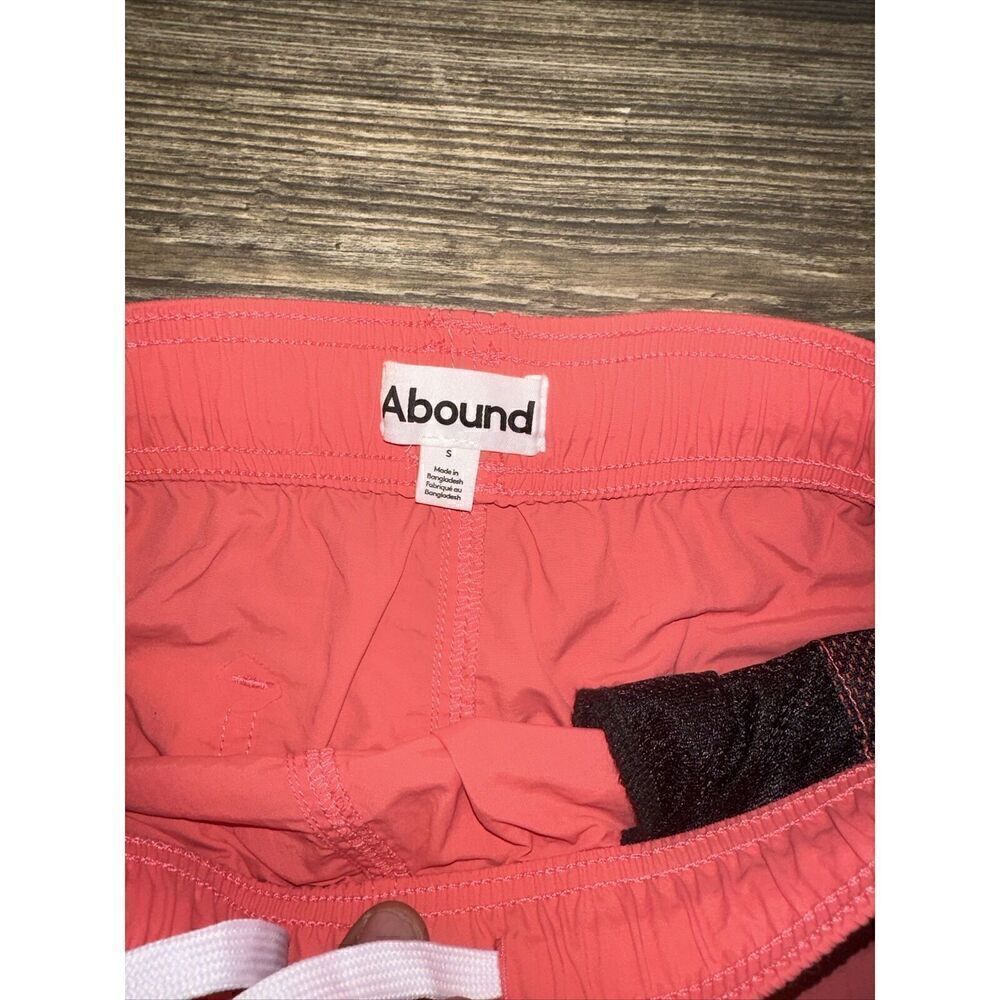 Abound Men's Size S Coral Sunkiss Shorts Elastic Waistband Swim Shorts, NWT. 5 - Picture 4 of 8